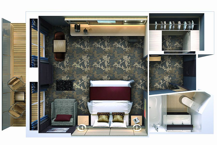 Large Penthouse Suite with Balcony + Vibe Access
